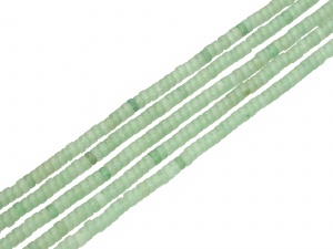 Awenturyn zielony plasterki ~4,5x2,5mm [~40cm]