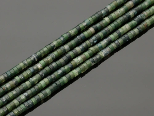 Agat mszysty plasterki ok.4,5x2,6mm [~39cm]