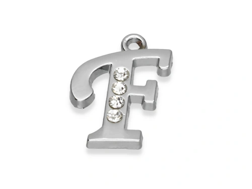 Zawieszka "literka F" 20 x 16 mm [1szt.]