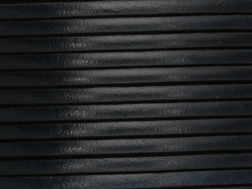 Rzemień naturalny płaski 3x1,8mm granatowy ciemny [20cm]