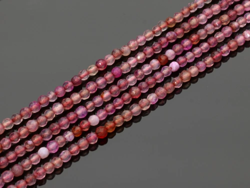 Agat kulka fasetowana ok.4mm [~35cm]