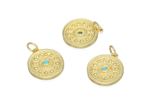 Zawieszka etno kółko 15mm [1szt.]