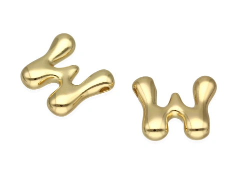 Zawieszka literka W 21,5x25,5mm [1szt.]