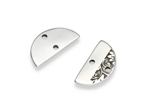Łącznik półkolisty 18 x 9,5 mm [1szt.]