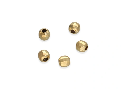 Kulka "disco" 3 mm AG-925+Au [1szt.]