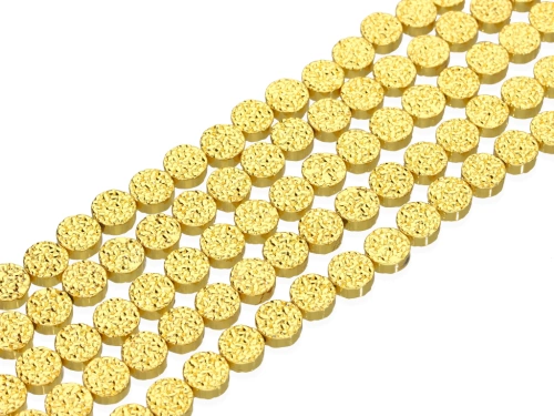 Hematyt druzy moneta ok.8,4mm [~19cm]