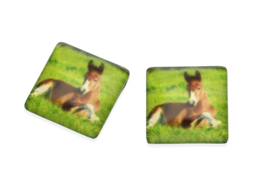 Kaboszon szklany 20 x 20 mm [1szt.]