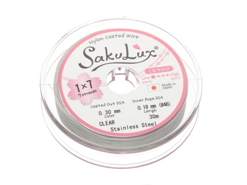 Linka SakuLux 0,30mm Clear [30m]