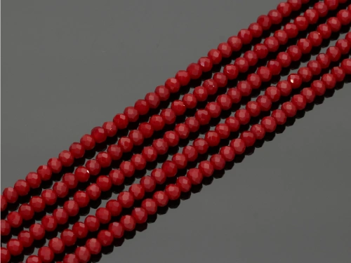 Kryształki kol. burgund ok.4,3x3,8mm [~41cm]