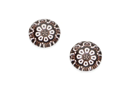 Kaboszon szklany 12mm model 335 [1szt.]