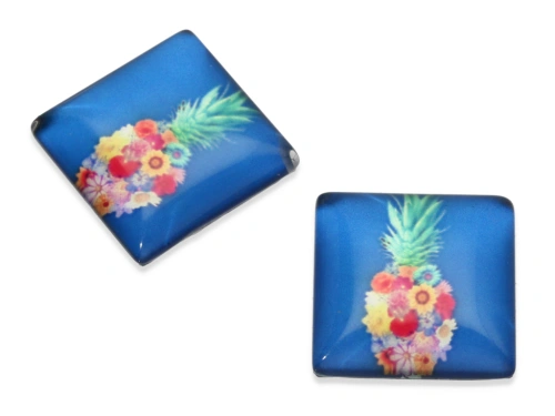 Kaboszon szklany 20 x 20 mm [1szt.]