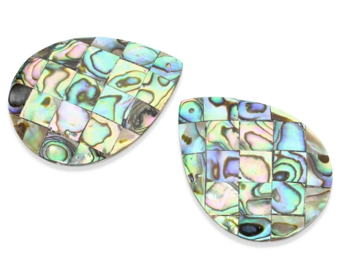 Muszla abalone "drop" 40 x 30 mm [1szt.]