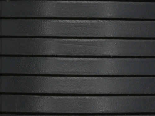 Rzemień naturalny płaski 6x1,8mm grafitowy [20cm]