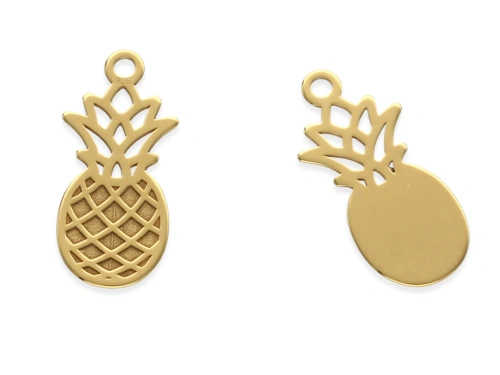 Zawieszka "ananas" 16,5 x 7,5 mm AG-925 [1szt.]