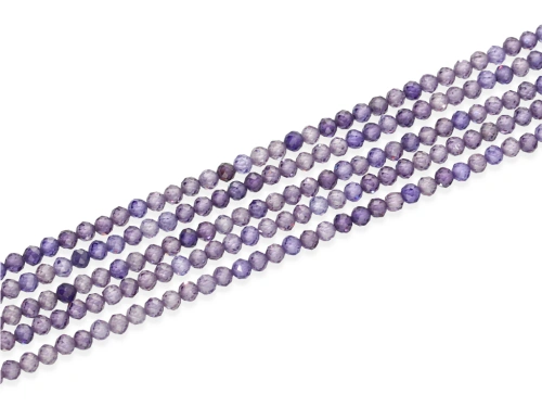 Cyrkonia kulka fasetowana ok.3,2mm [~37cm]