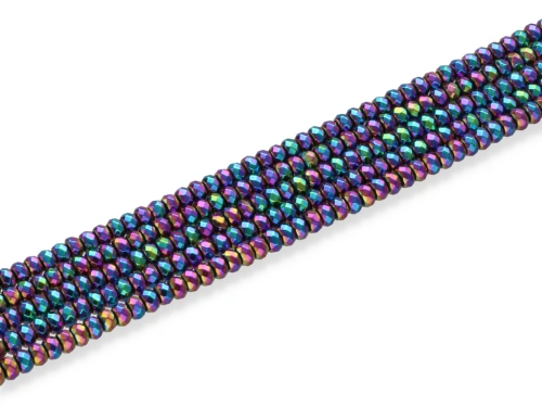 Hematyt oponka fasetowana ok.3x2mm [~39cm]