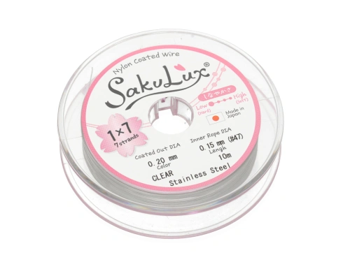 Linka SakuLux 0,20mm Clear [10m]