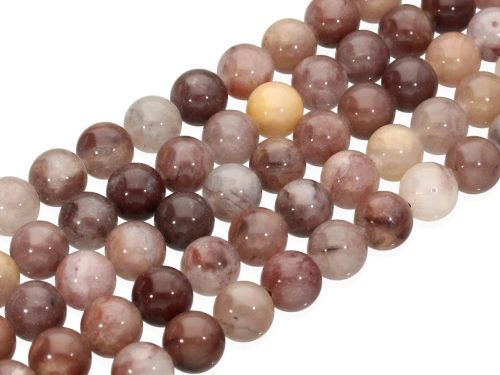 Kwarc truskawkowy kulka ok.12,5mm [~37cm]