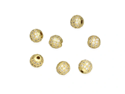 Przekładka z cyrkoniami 6mm [1szt.]