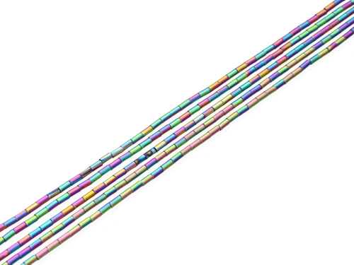 Hematyt rurka ok.2x4mm [~40cm]