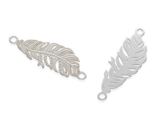 Łącznik "piórko" 24,5 x 8,5 mm AG-925 [1szt.]