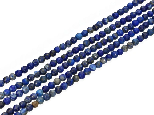Lapis lazuli kulka fasetowana ok.4mm [~39cm]