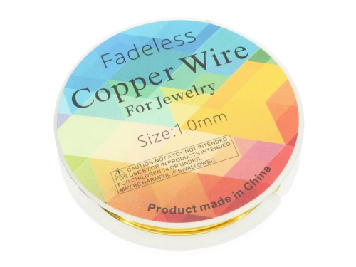 Drut miedziany 1mm [~2,5m]