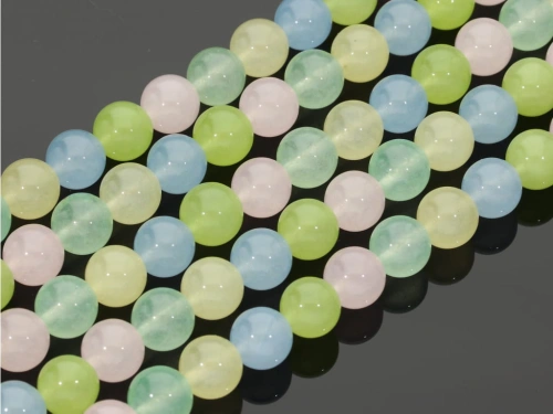 Jadeit landrynkowy ok.10,2mm [~38cm]