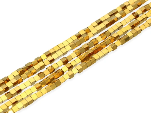 Hematyt kostka ok.4x4mm [~40cm]