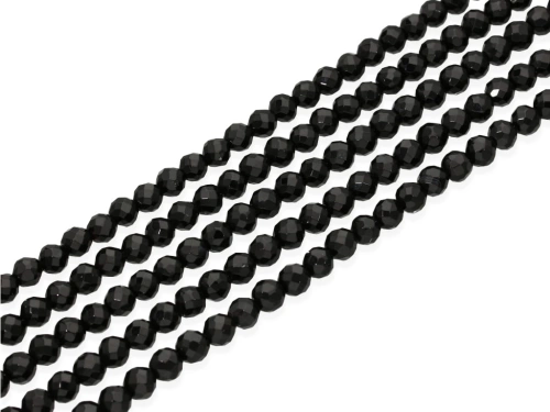 Onyks kulka fasetowana ok.6mm [~39cm]