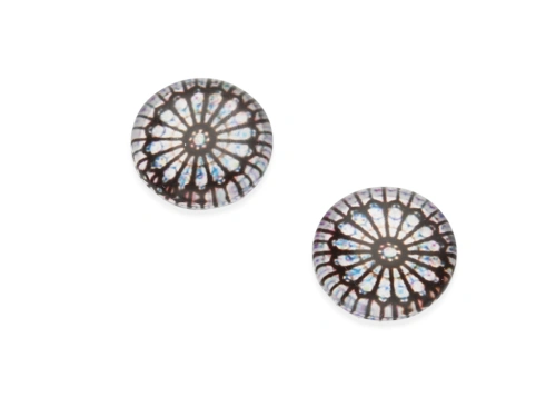 Kaboszon szklany 12mm model 340 [1szt.]