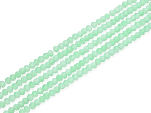Kryształki kol. miętowy ok.4,5x3,5mm [~40cm]