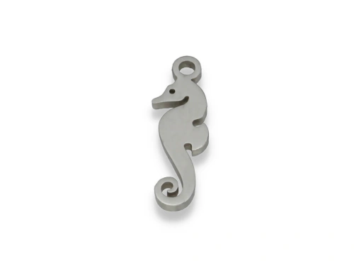 Zawieszka "konik morski" 15 x 5 mm [4szt.]