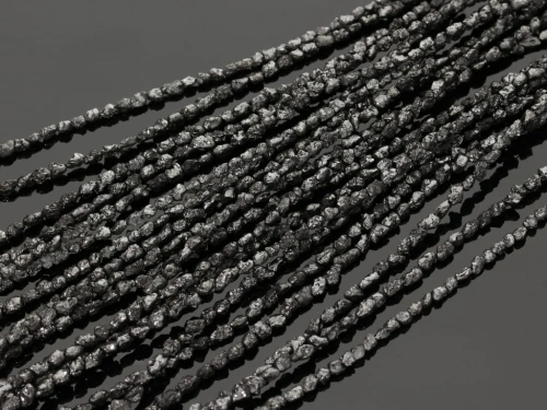 Diament czarny LONG bryłka ok.2x3-2,5x3,5mm [~37cm]