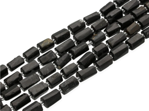 Turmalin czarny walec ciosany ok.7x12mm [~39cm] 