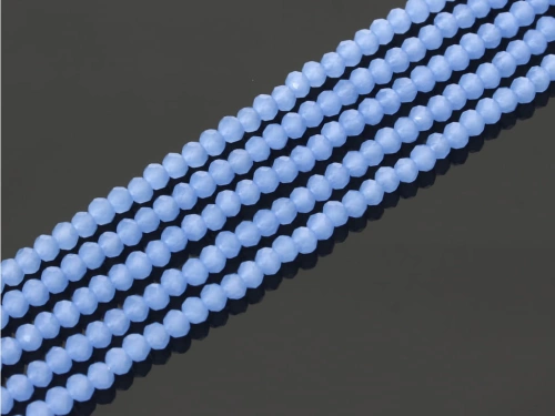 Kryształki kol. błękitny ok.4,5x3,5mm [~38cm]