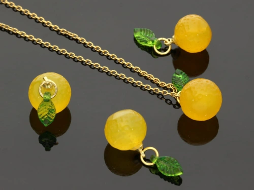 Agat zawieszka pomarańcza ok.14x11mm [1szt.]