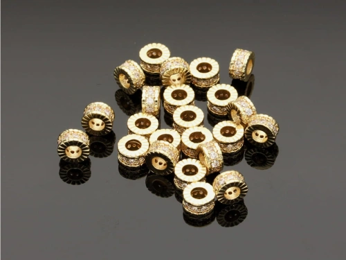 Oponka z cyrkoniami 6mm [1szt.]