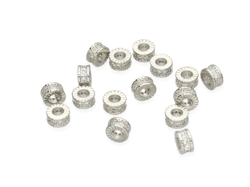 Oponka z cyrkoniami 6x3mm [1szt.]