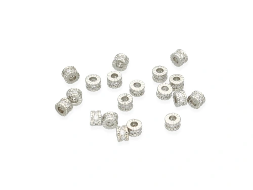 Oponka z cyrkoniami 4x3mm [1szt.]