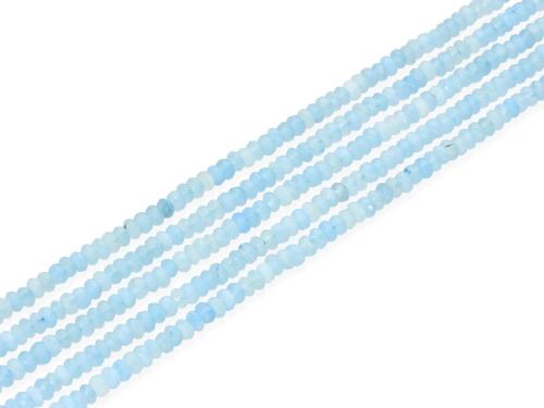 Jadeit oponka fasetowana ok.4,3x2,8mm [~38cm]