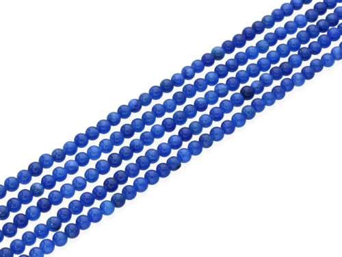 Jadeit kulka kol.chabrowy ok.4,7mm [~40cm]