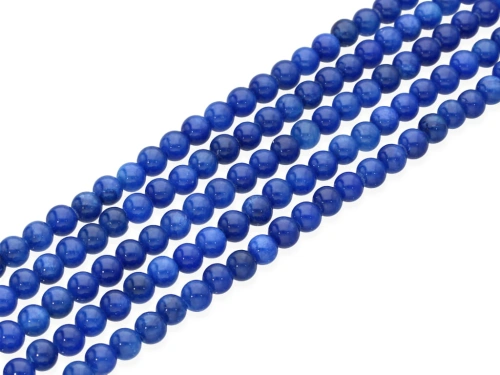 Jadeit kulka kol.chabrowy ok.6,7mm [~40cm]