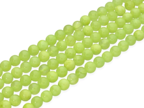 Jadeit qing kol.limon ok.8,7mm [~40cm]