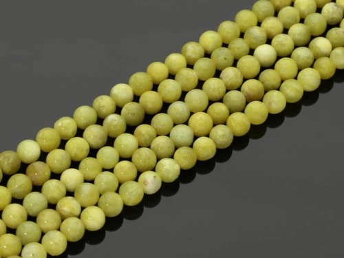 Jadeit naturalny matcha ok.6,3mm [~39cm]