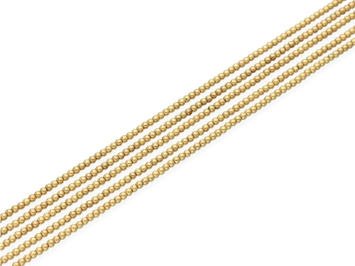 Hematyt kulka ok.2,5mm złocony 24K  [~40cm]