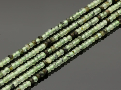 Peridot oponka fasetowana ok.4x3mm [~38cm]