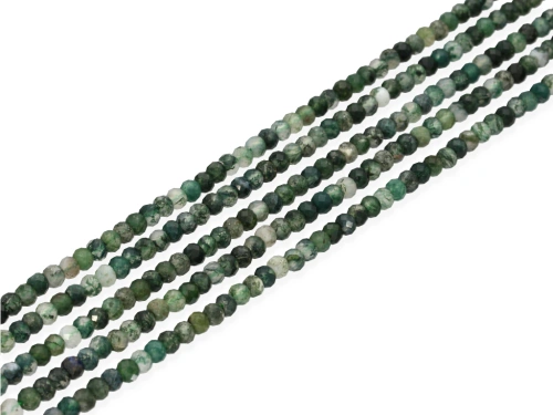 Agat mszysty oponka fasetowana ok.4x3mm [~38cm]