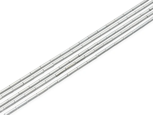 Hematyt rurka ok.2,2x8mm [~40cm]