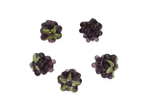 Jeżyna lampwork ok.12x13mm [1szt.]